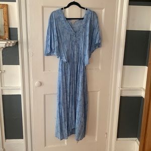 Blue hinge maxi dress